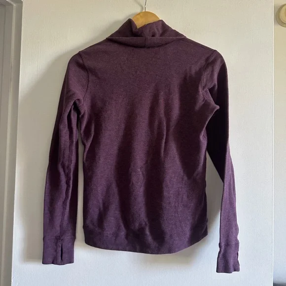 Lululemon Athletica Purple Double Up Reversible Turtleneck Sweatshirt - Picture 5 of 8